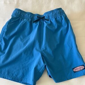 Vineyard Vines Turquoise Blue Swim Shorts boys Medium (12-14)